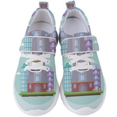 Amsterdam Landmark Landscape Women s Velcro Strap Shoes