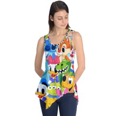 Illustration Cartoon Character Animal Cute Sleeveless Tunic by Sudheng