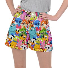 Illustration Cartoon Character Animal Cute Women s Ripstop Shorts by Sudheng