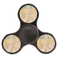 Vintage World Map Physical Geography Finger Spinner