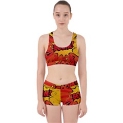 Explosion Boom Pop Art Style Work It Out Gym Set