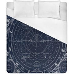 Vintage Astrology Poster Duvet Cover (california King Size) by ConteMonfrey