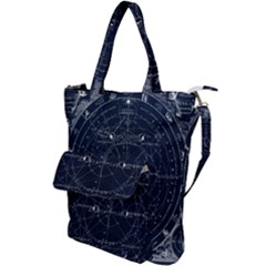 Vintage Astrology Poster Shoulder Tote Bag by ConteMonfrey