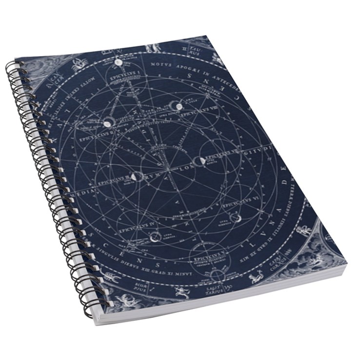 Vintage astrology poster 5.5  x 8.5  Notebook