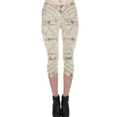 Astronomy Vintage Capri Leggings  by ConteMonfrey