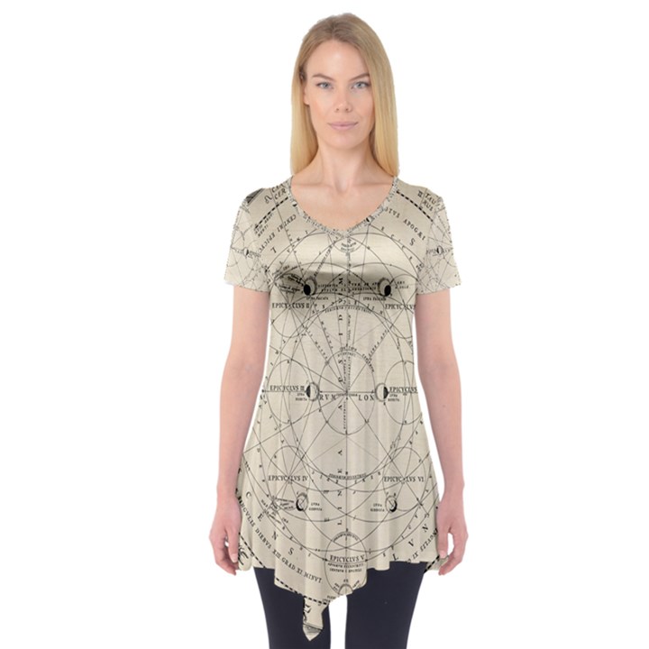 Astronomy vintage Short Sleeve Tunic 