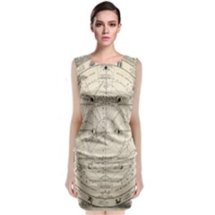 Astronomy Vintage Classic Sleeveless Midi Dress