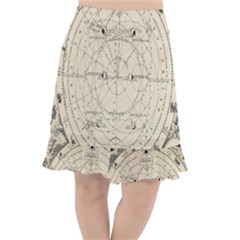 Astronomy Vintage Fishtail Chiffon Skirt by ConteMonfrey