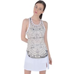 Astronomy Vintage Racer Back Mesh Tank Top