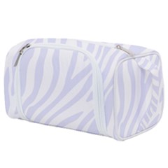 Grey Zebra Vibes Animal Print  Toiletries Pouch by ConteMonfrey