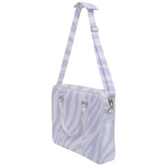 Grey Zebra Vibes Animal Print  Cross Body Office Bag by ConteMonfrey