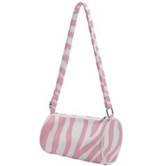 Pink Zebra Vibes Animal Print  Mini Cylinder Bag by ConteMonfrey
