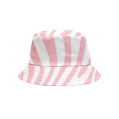 Pink Zebra Vibes Animal Print  Inside Out Bucket Hat (kids) by ConteMonfrey