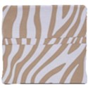 Brown Zebra Vibes Animal Print  Back Support Cushion View4