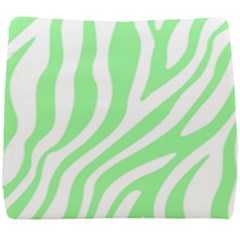 Green Zebra Vibes Animal Print  Seat Cushion by ConteMonfrey