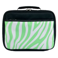 Green Zebra Vibes Animal Print  Lunch Bag by ConteMonfrey