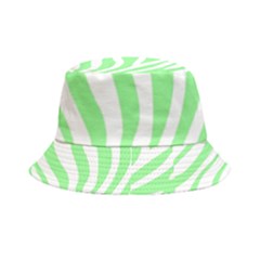 Green Zebra Vibes Animal Print  Inside Out Bucket Hat by ConteMonfrey