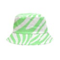 Green Zebra Vibes Animal Print  Inside Out Bucket Hat View2