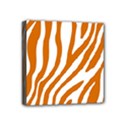 Orange Zebra Vibes Animal Print   Mini Canvas 4  x 4  (Stretched) View1