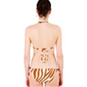 Orange Zebra Vibes Animal Print   Classic Bikini Set View2