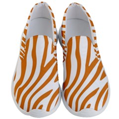 Orange Zebra Vibes Animal Print   Men s Lightweight Slip Ons by ConteMonfrey