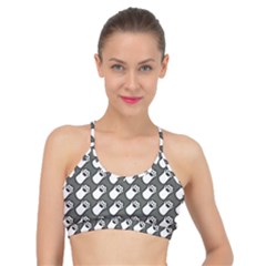 Grey And White Little Paws Basic Training Sports Bra by ConteMonfrey