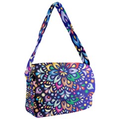 Leafs And Floral Courier Bag by BellaVistaTshirt02