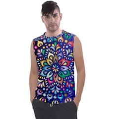 Leafs And Floral Men s Regular Tank Top by BellaVistaTshirt02