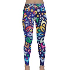 Leafs And Floral Classic Yoga Leggings by BellaVistaTshirt02