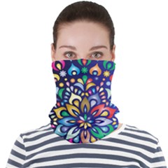 Leafs And Floral Face Seamless Bandana (adult) by BellaVistaTshirt02