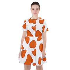 Orange Cow Dots Sailor Dress by ConteMonfrey