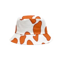 Orange Cow Dots Inside Out Bucket Hat (kids) by ConteMonfrey