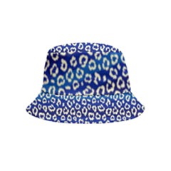 Animal Print - Blue - Leopard Jaguar Dots Small  Bucket Hat (kids) by ConteMonfrey