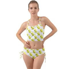 Yellow Butterflies On Their Own Way Mini Tank Bikini Set by ConteMonfrey