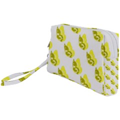 Yellow Butterflies On Their Own Way Wristlet Pouch Bag (small) by ConteMonfrey