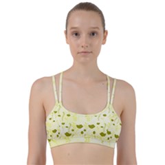 Yellow Classy Tulips  Line Them Up Sports Bra by ConteMonfrey