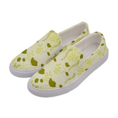 Yellow Classy Tulips  Women s Canvas Slip Ons by ConteMonfrey