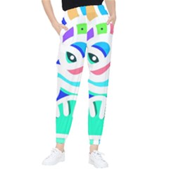 Crazy Pop Art - Doodle Animals   Women s Tapered Pants by ConteMonfrey