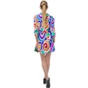 Crazy Pop Art - Doodle Circles   Mini Skater Shirt Dress View2