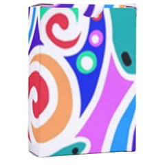 Crazy Pop Art - Doodle Circles   Playing Cards Single Design (rectangle) With Custom Box