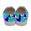 Crazy Pop Art - Doodle Skulls  Women s Canvas Slip Ons View4