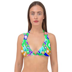 Crazy Pop Art - Doodle Lover   Double Strap Halter Bikini Top by ConteMonfrey