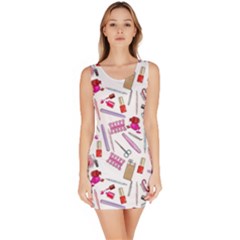 Manicure Nail Bodycon Dress