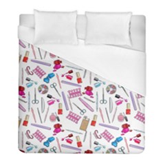 Manicure Nail Duvet Cover (full/ Double Size) by SychEva