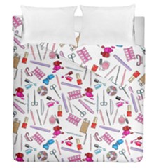 Manicure Nail Duvet Cover Double Side (queen Size) by SychEva