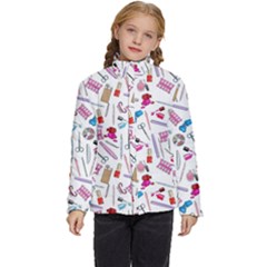 Manicure Nail Kids  Puffer Bubble Jacket Coat by SychEva