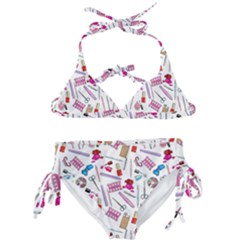 Manicure Nail Kids  Classic Bikini Set by SychEva