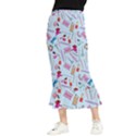 Manicure Nail Maxi Fishtail Chiffon Skirt View1