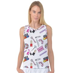 Manicure Nail Pedicure Women s Basketball Tank Top by SychEva