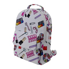 Manicure Nail Pedicure Flap Pocket Backpack (large) by SychEva